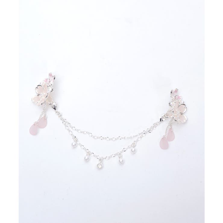 桜モチーフ襟クリップ＆イヤリング | axes femme | 詳細画像11 