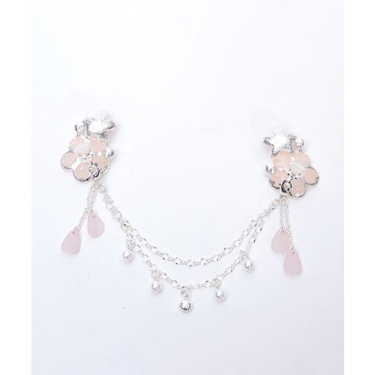 桜モチーフ襟クリップ＆イヤリング | axes femme | 詳細画像12 