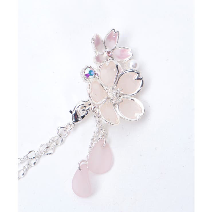 桜モチーフ襟クリップ＆イヤリング | axes femme | 詳細画像15 