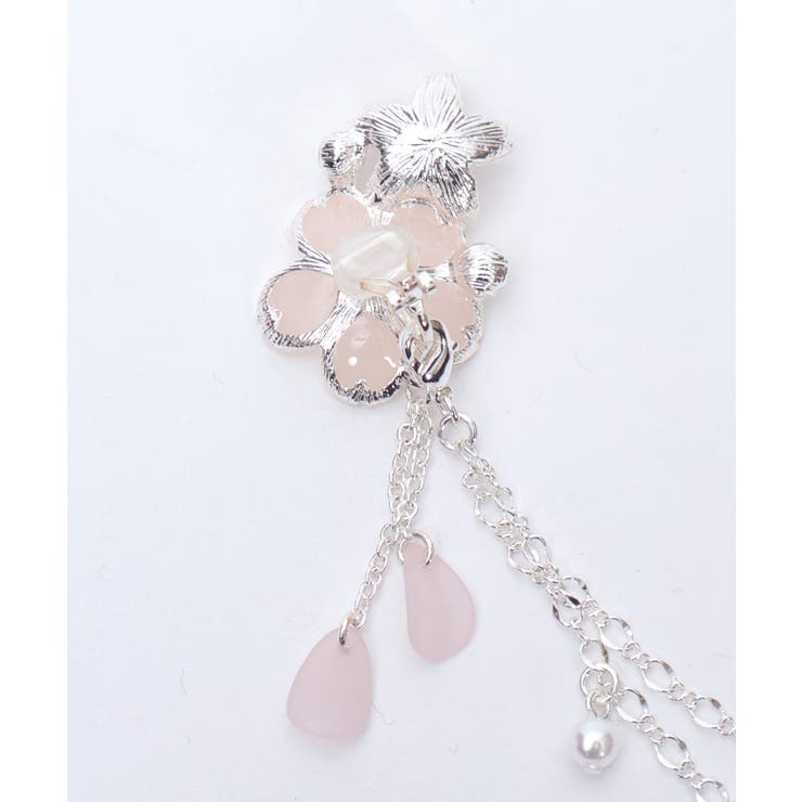 桜モチーフ襟クリップ＆イヤリング | axes femme | 詳細画像16 