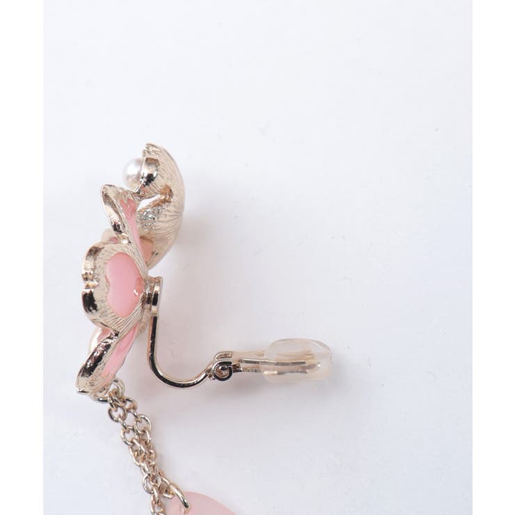 桜モチーフ襟クリップ＆イヤリング | axes femme | 詳細画像9 