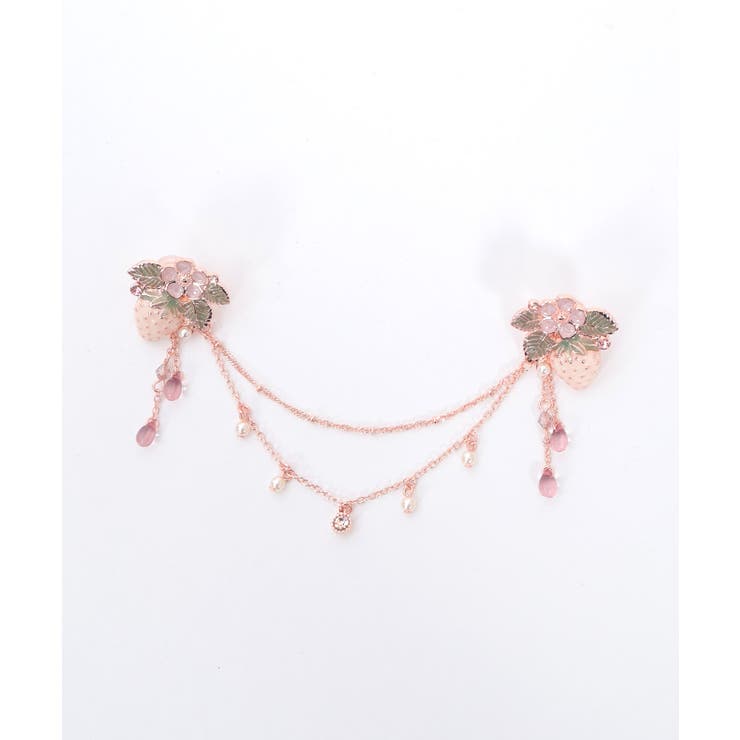 苺モチーフ襟クリップ＆イヤリング | axes femme | 詳細画像14 