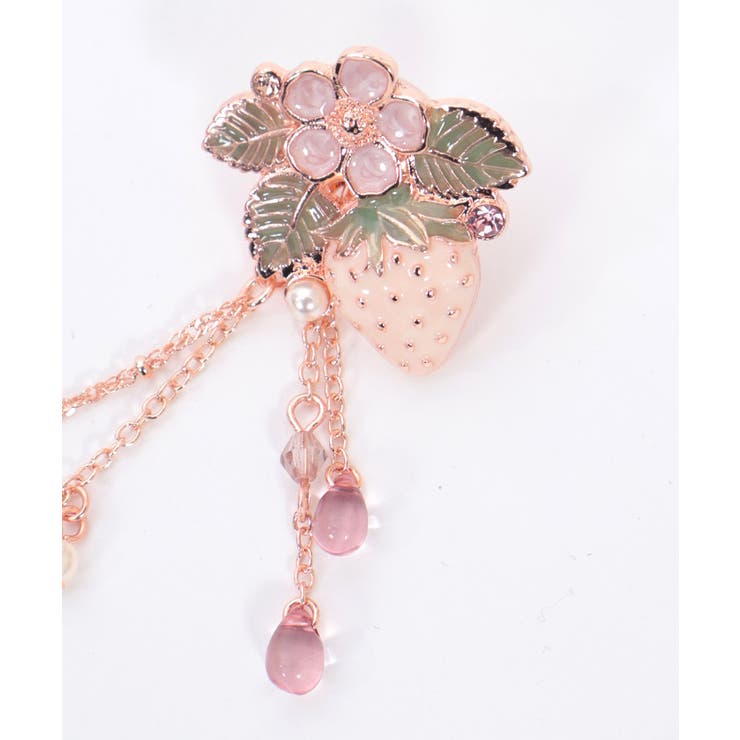 苺モチーフ襟クリップ＆イヤリング | axes femme | 詳細画像17 