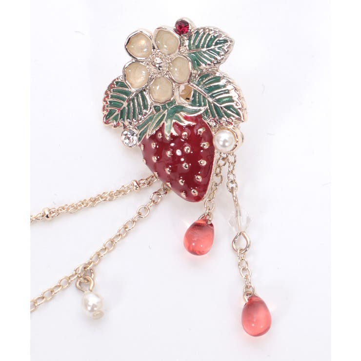 苺モチーフ襟クリップ＆イヤリング | axes femme | 詳細画像8 