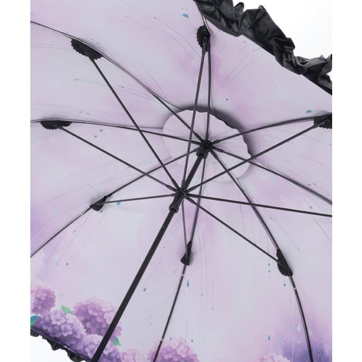紫陽花柄晴雨兼用パゴダ傘 | axes femme | 詳細画像7 