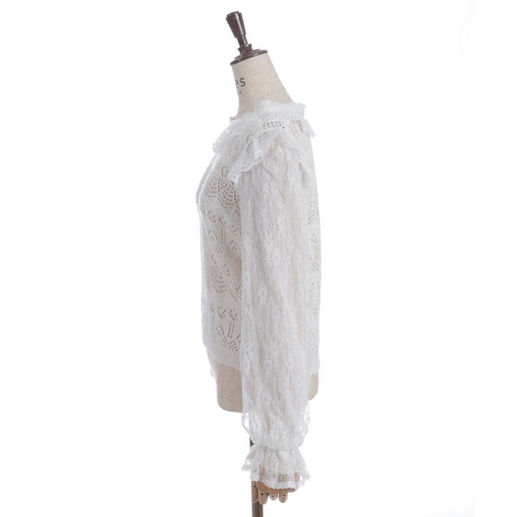 レース編みニット | axes femme | 詳細画像23 