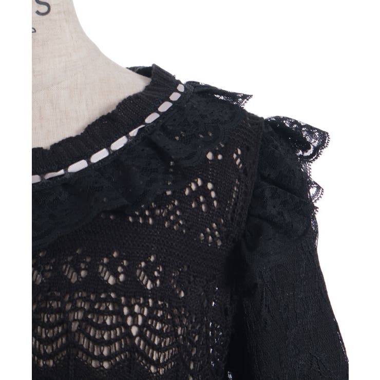 レース編みニット | axes femme | 詳細画像33 