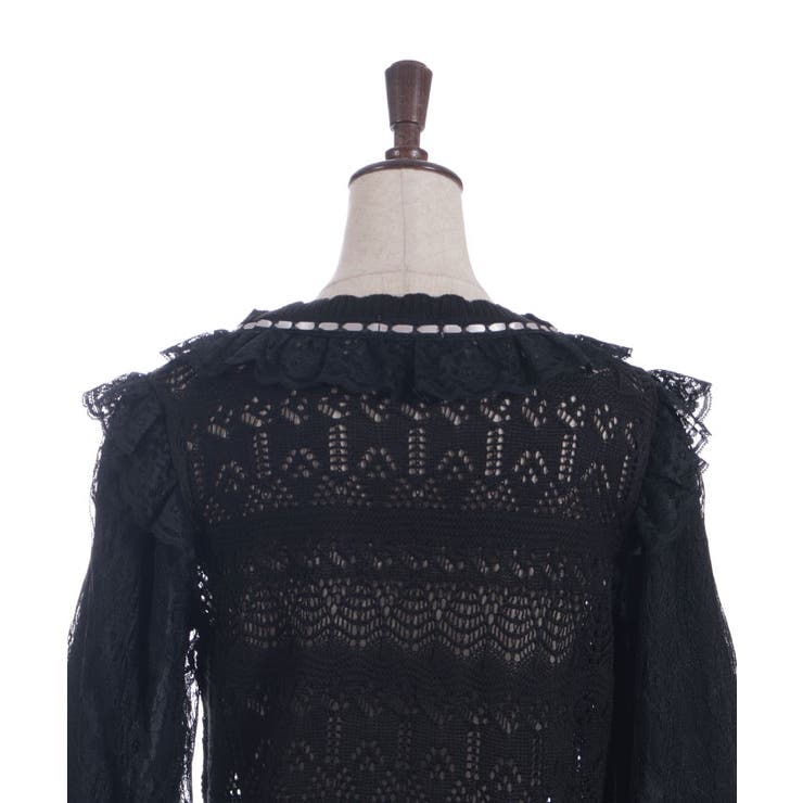 レース編みニット | axes femme | 詳細画像34 