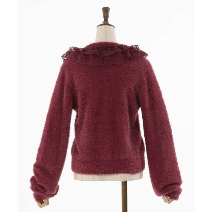 Angelic pretty Chelseaアーガイルニットカーディガン ワイン Angelic