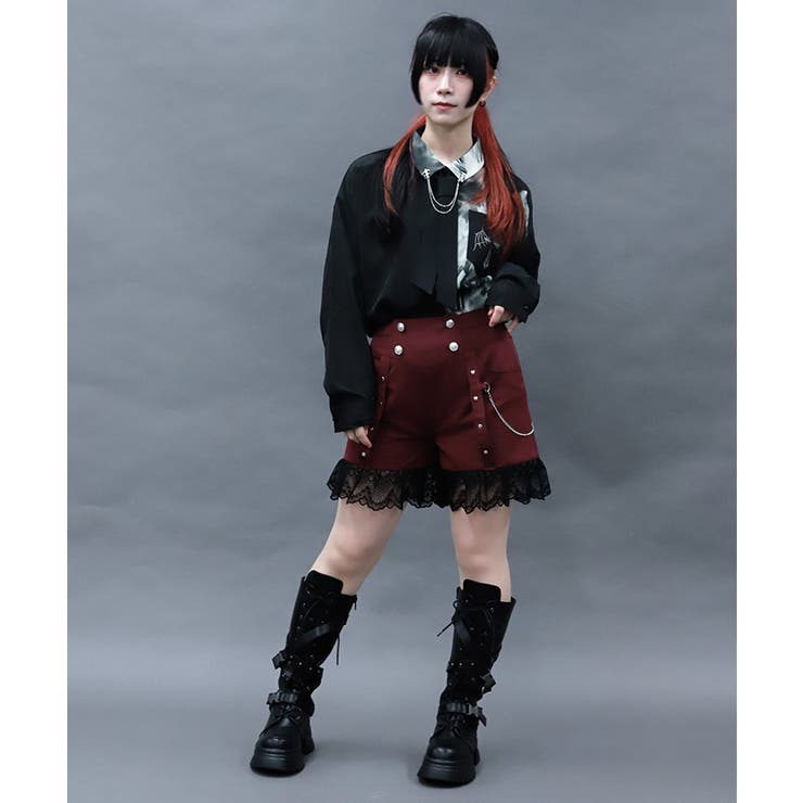 レースフリルショートパンツ | axes femme | 詳細画像4 