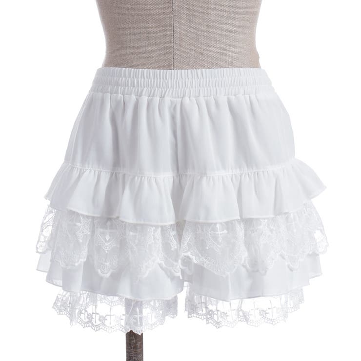 白 | ゴシックフリルミニペチパン | axes femme