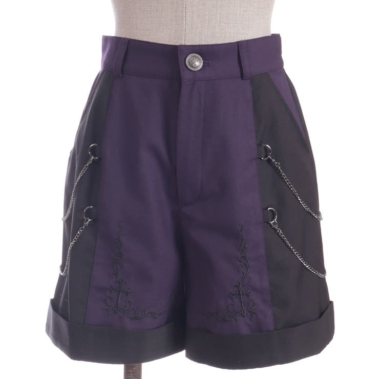 刺繍バイカラーショートパンツ | axes femme | 詳細画像26 