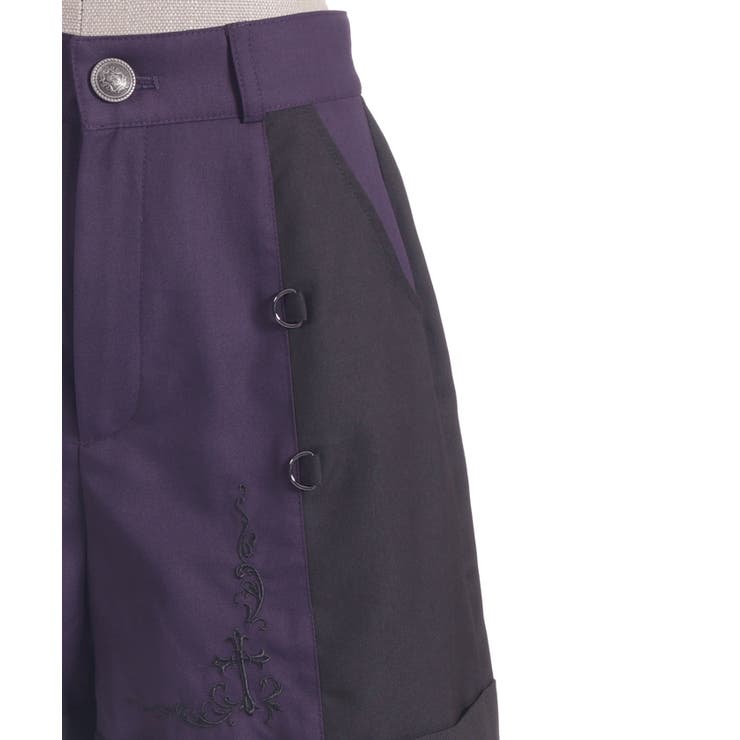 刺繍バイカラーショートパンツ | axes femme | 詳細画像30 