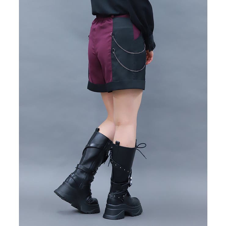 刺繍バイカラーショートパンツ | axes femme | 詳細画像5 