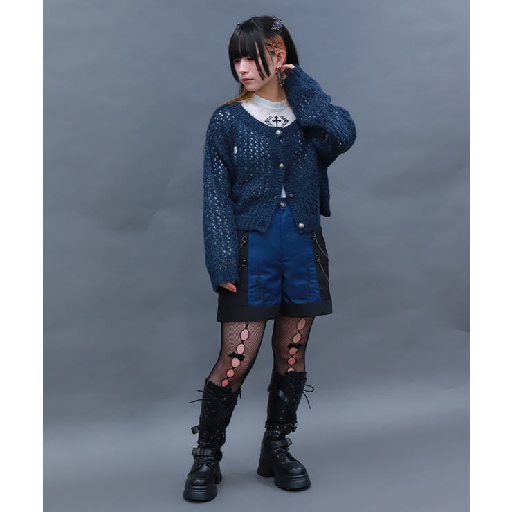 刺繍バイカラーショートパンツ | axes femme | 詳細画像9 