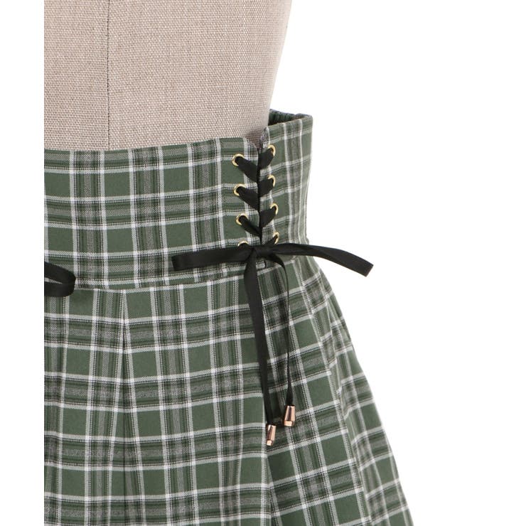 チェックタックキュロット[品番：IGAW0001232]｜axes femme
