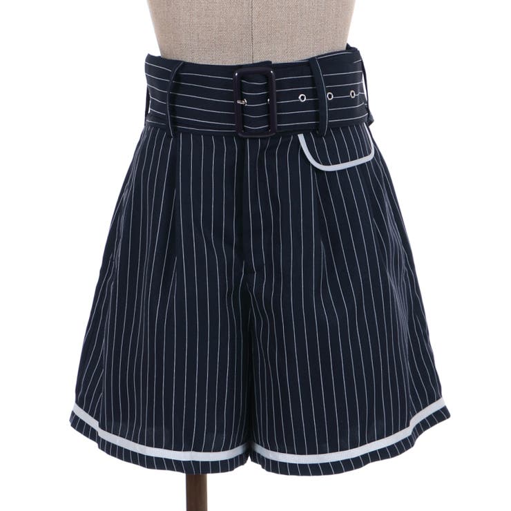 ベルトデザインショートパンツ[品番：IGAW0001811]｜axes femme