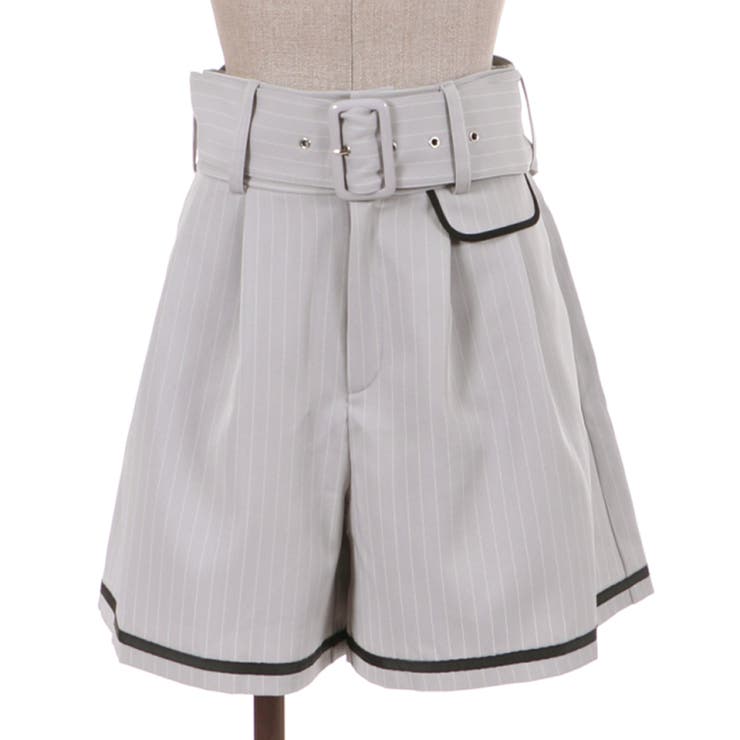 ベルトデザインショートパンツ[品番：IGAW0001811]｜axes femme