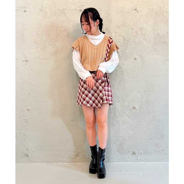 ラップデザインスカパン[品番：IGAW0004074]｜axes  femme（アクシーズファム）のレディースファッション通販｜SHOPLIST（ショップリスト）