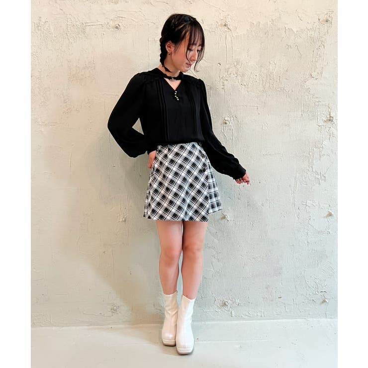 黒 | ラップデザインスカパン | axes femme