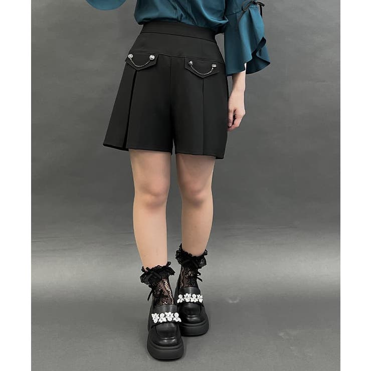 チェーンフラップキュロット[品番：IGAW0005107]｜axes femme