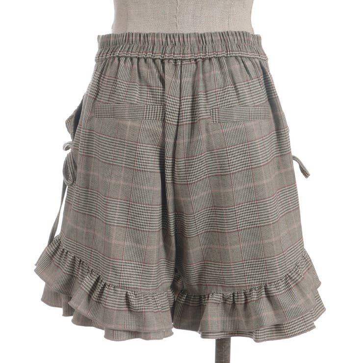 リボン付き裾フリルショーパン | axes femme | 詳細画像18 