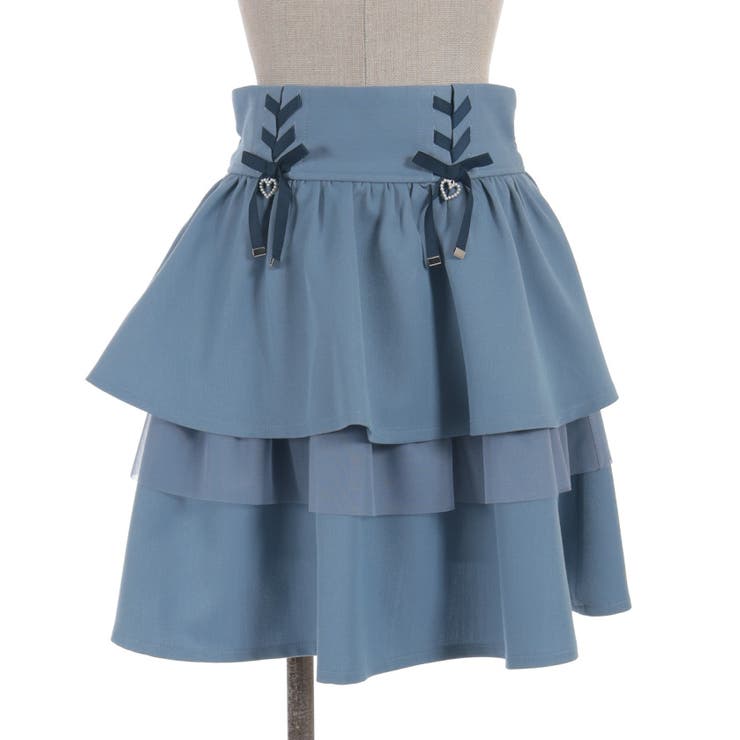 リボン付きティアードスカパン | axes femme | 詳細画像13 