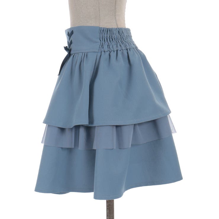 リボン付きティアードスカパン | axes femme | 詳細画像14 