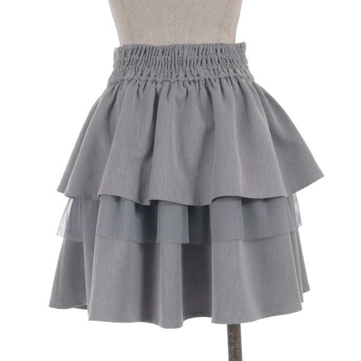 リボン付きティアードスカパン | axes femme | 詳細画像21 