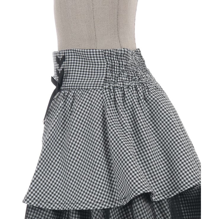 リボン付きティアードスカパン | axes femme | 詳細画像23 