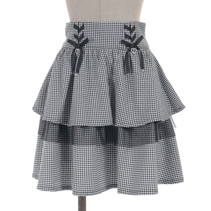 リボン付きティアードスカパン | axes femme | 詳細画像25 