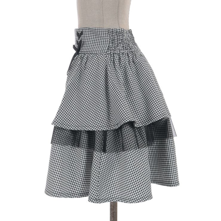 リボン付きティアードスカパン | axes femme | 詳細画像26 