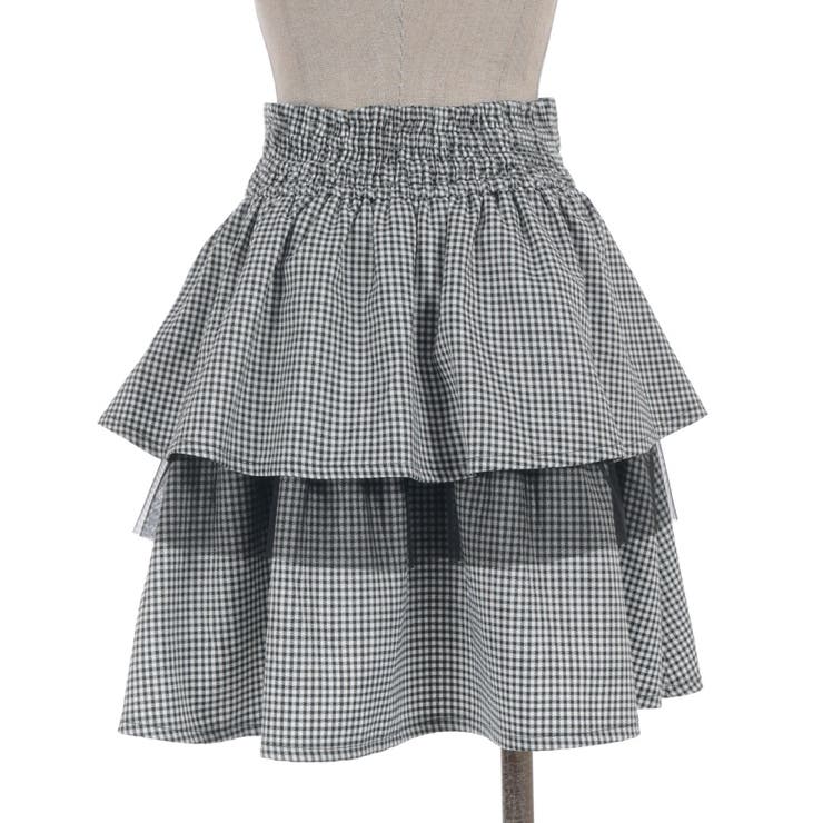 リボン付きティアードスカパン | axes femme | 詳細画像27 