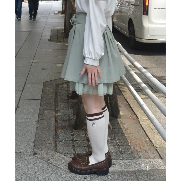 チュールフリルタックスカパン | axes femme | 詳細画像2 