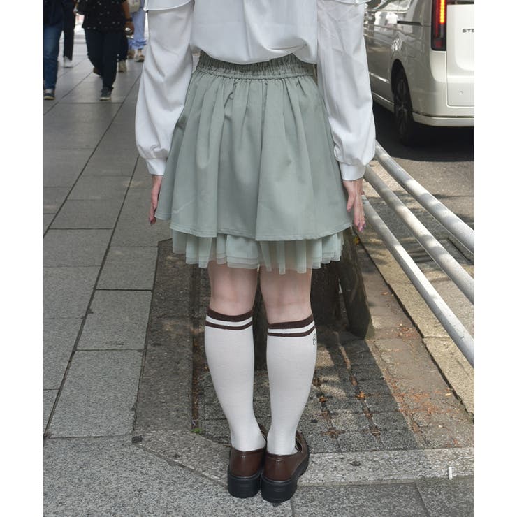 チュールフリルタックスカパン | axes femme | 詳細画像3 