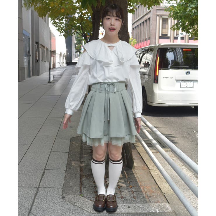 チュールフリルタックスカパン | axes femme | 詳細画像4 