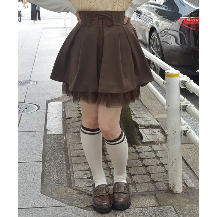 チュールフリルタックスカパン | axes femme | 詳細画像6 