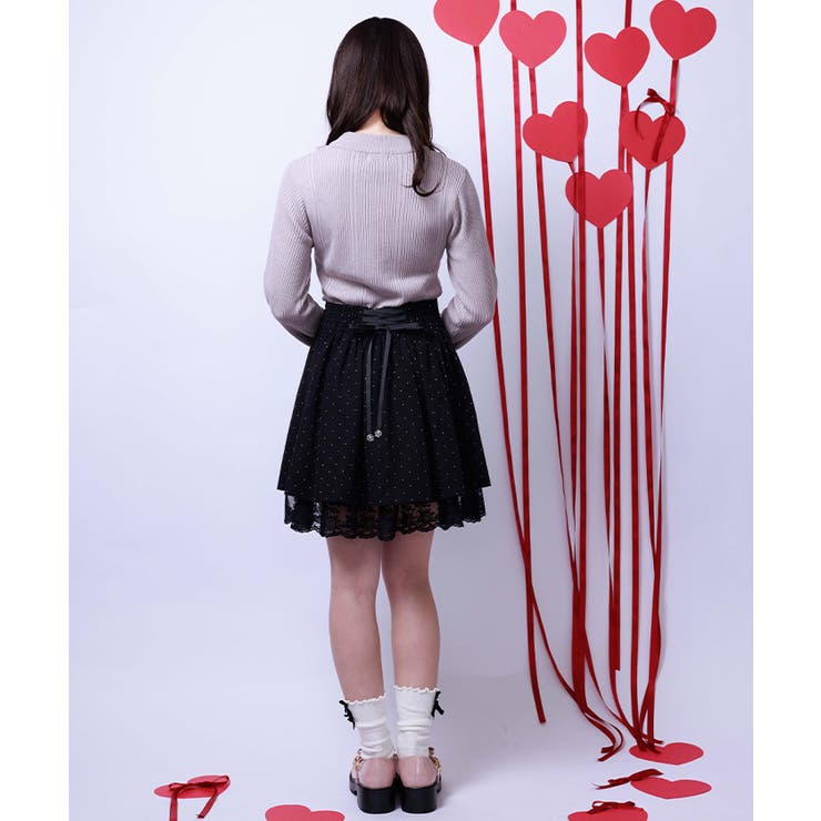 フレアシルエットショートパンツ | axes femme | 詳細画像3 