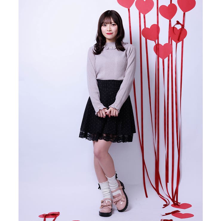 黒 | フレアシルエットショートパンツ | axes femme