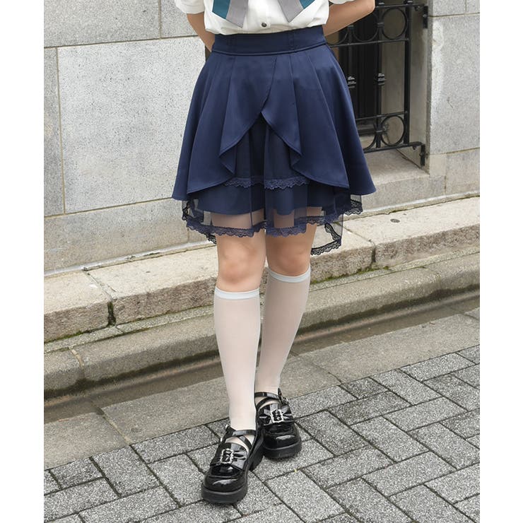 チュール重ねスカパン | axes femme | 詳細画像1 