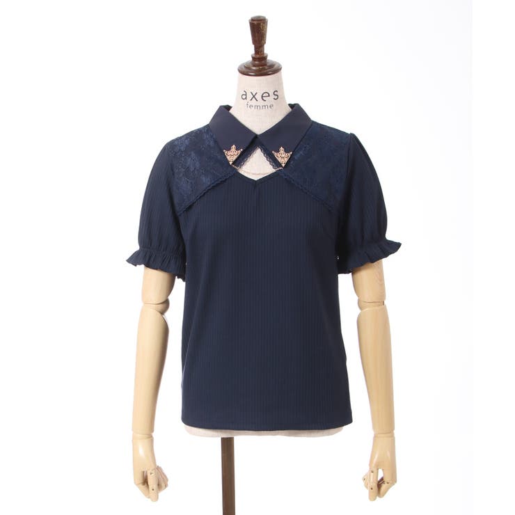 チェーン付リブトップス | axes femme | 詳細画像11 