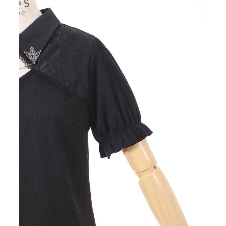 チェーン付リブトップス[品番：IGAW0003813]｜axes femme