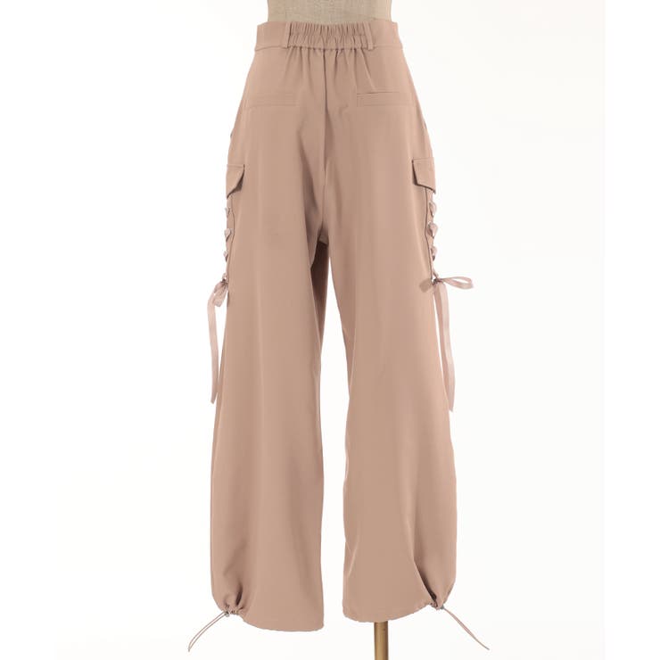 レースアップカーゴパンツ[品番：IGAW0004375]｜axes femme