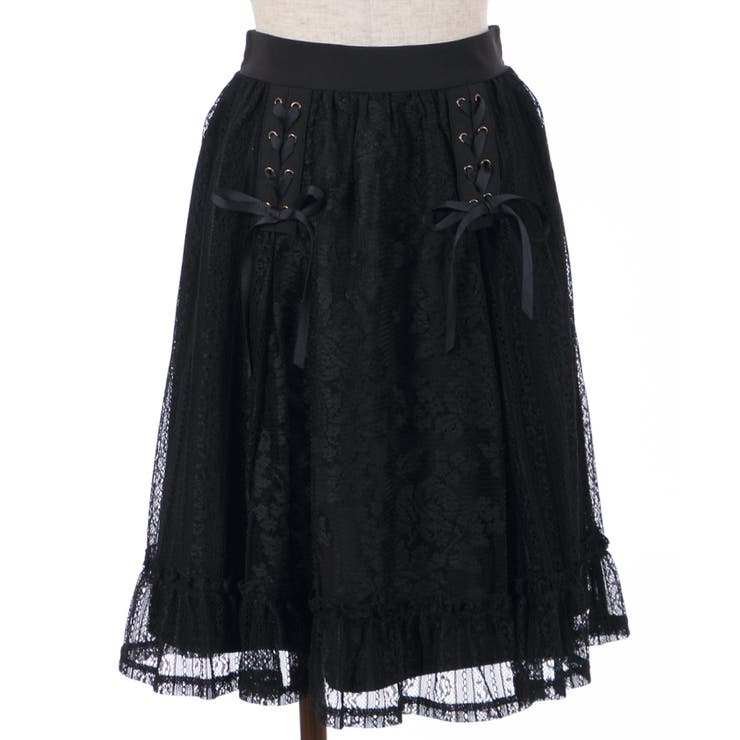 レースアップレースミニSK[品番：IGAW0001724]｜axes femme