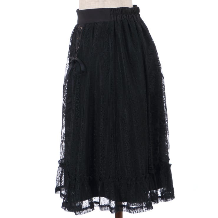 レースアップレースミニSK[品番：IGAW0001724]｜axes femme