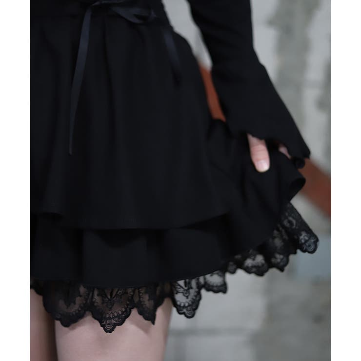 クロスチャームフリルミニスカート | axes femme | 詳細画像5 