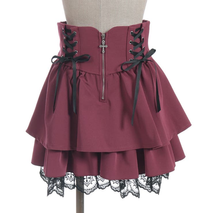 クロスチャームフリルミニスカート | axes femme | 詳細画像8 