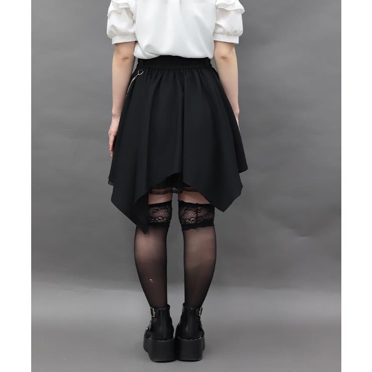 チェーン付イレヘムミニスカート | axes femme | 詳細画像3 