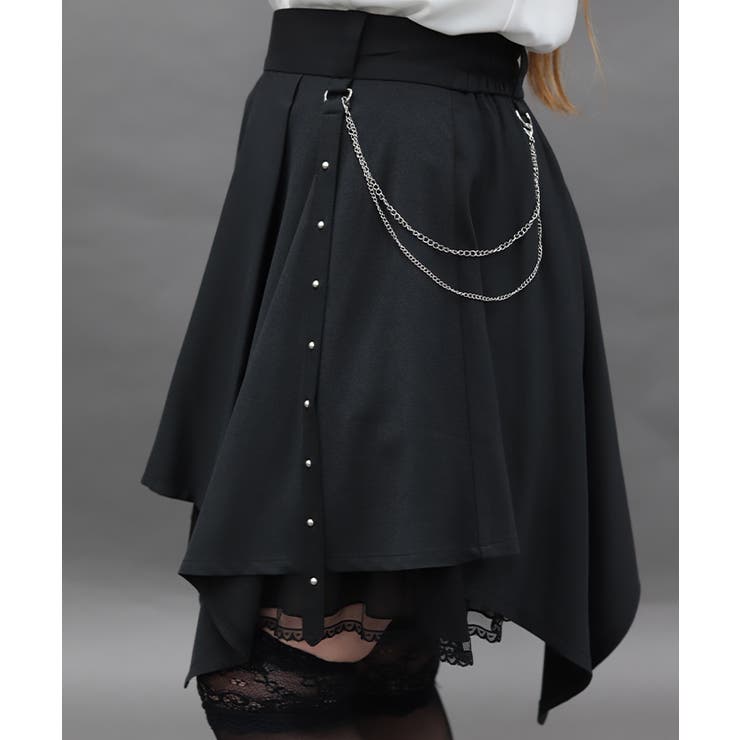 チェーン付イレヘムミニスカート | axes femme | 詳細画像6 
