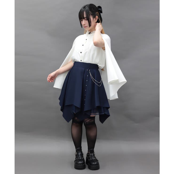 チェーン付イレヘムミニスカート | axes femme | 詳細画像8 